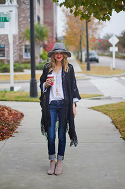 Outfits With Long Cardigan: Slim-Fit Pants,  Casual Outfits,  Long Cardigan Outfits  