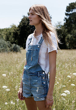Divine style madewell overall shorts, Madewell Inc.: Overalls Shorts Outfits,  DENIM OVERALL  