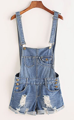 Gorgeous and stylish romwe overall shorts, Denim dungaree shorts: Overalls Shorts Outfits,  DENIM OVERALL  