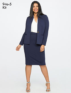 Stylish Casual Formal Attire For Plus-Size Girls: Plus size outfit,  Summer Work Outfit  