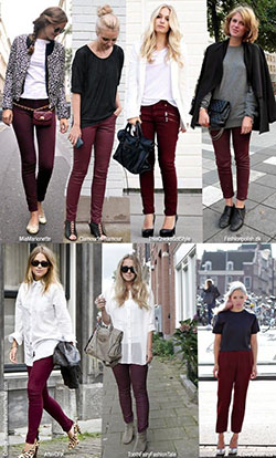 Burgundy Dress Pants Outfits For Women 23 ideas  outfits  Lookastic