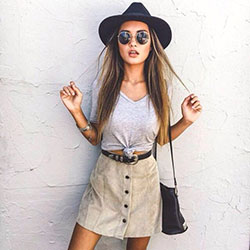 Cute! ootd for girls: Skirt Outfits  