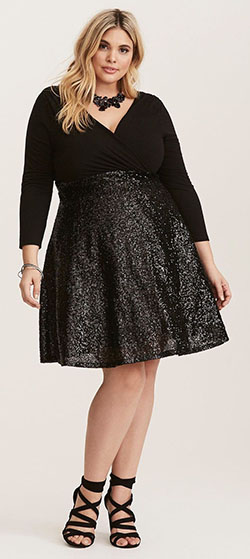42 Plus Size Party Dresses with Sleeves - Alexa Webb Stylish Cocktail Outfit For Plus Size Ladies: Cute Cocktail Dress,  Cocktail Dresses,  Plus Size Party Outfits,  Plus Size Cocktail Attire  