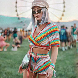 Cute  Baddie Rave  Outfit For Teenagers: party outfits,  Rave Party Outfit  