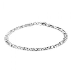 Sterling Silver 3.9mm Mesh Bracelet £27.00: Sterling Silver Bracelet,  bracelet  