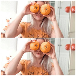 Aleksandra Glance Haircuts, cute Haircuts, grapefruit: Cute Hairstyles,  Yellow And Orange Outfit  
