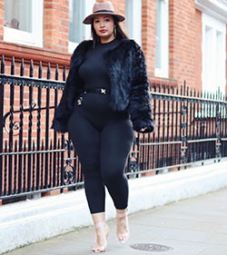 black colour combination with fur leggings, tights, fur: Black Leggings,  Black Tights  
