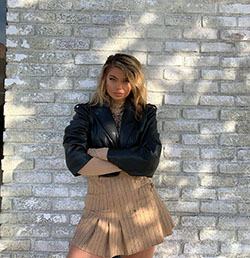 Sofia Jamora Instagram leather jacket, leather, jacket dresses ideas: jacket,  Leather jacket,  Fia Instagram  