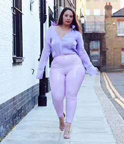 Plus Size legs pic, clothing ideas, lavender: 