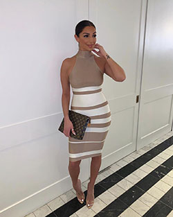 Brown and beige dress, attire ideas, clothing: Brown And Beige Outfit  