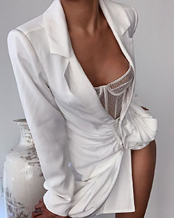 white colour outfit, you must try with silk dress, attire ideas, outerwear: White Dress  