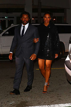 Ciara and Russell Wilson – Night out in Miami: hot celebrity,  Miami,  Celebrity Street Style,  Ciara  