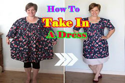 How To Take In a Dress | Make Your Dress Fit: 