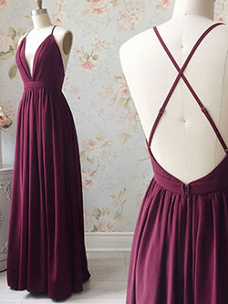 Purple outfit ideas with bridal party dress, bridesmaid dress, backless dress: Cocktail Dresses,  Backless dress,  Evening gown,  Spaghetti strap,  Bridesmaid dress,  Prom Dresses,  day dress,  Formal wear,  Bridal Party Dress,  Purple Outfit  