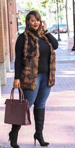 Brown colour outfit, you must try with fur clothing, leggings, sweater: winter outfits,  Fur clothing,  Street Style,  Brown Outfit,  Winter Outfit Ideas  