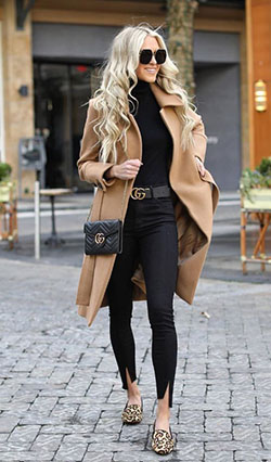Colour dress with trench coat, jeans, coat: Fashion photography,  winter outfits,  fashion blogger,  Fashion outfits,  Trench coat,  Fashion week,  Street Style,  Classy Winter Dresses,  Brown Trench Coat,  Wool Coat,  Burberry Trench,  Brown Coat,  swing coat,  Polo coat  
