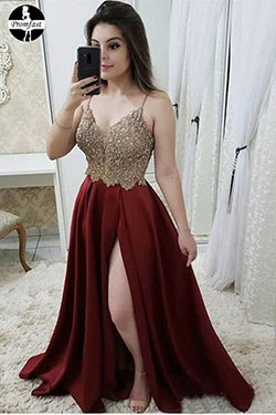 Colour outfit, you must try maroon prom dresses bridal party dress, bridesmaid dress: Wedding dress,  Evening gown,  Spaghetti strap,  Bridesmaid dress,  fashion model,  Bridal Party Dress,  Curvy Prom Dresses,  Maroon Outfit  