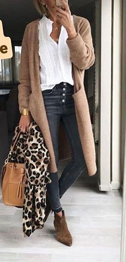 Beige and brown colour ideas with fashion accessory, trousers, blazer: winter outfits,  Clothing Ideas,  Fashion accessory,  Street Style,  Classy Winter Dresses  