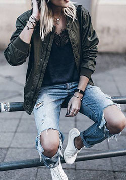 Colour outfit ideas 2020 with hoodie, jacket, denim: Casual Outfits,  Street Style  
