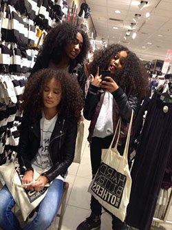 School Fashion Squad Goals in Leather Jackets and Curls!: 