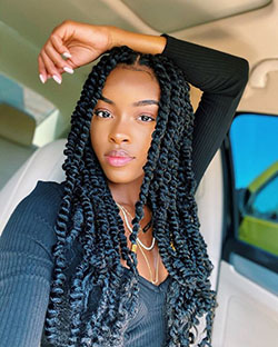 Style outfit janet passion twist 24 artificial hair integrations, janet collection: Long hair,  Crochet braids,  Braided Hairstyles,  Janet Collection,  Black hair,  big twist braids hairstyles  
