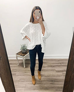 Yellow and white outfit with leggings, sweater, jeans: T-Shirt Outfit,  Date Outfits,  Yellow And White Outfit  