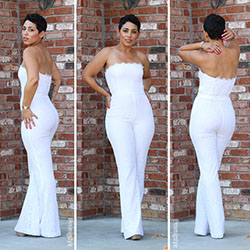 Party womens all white outfits: party outfits,  Wedding dress,  Strapless dress,  fashion model,  Maxi dress,  White Outfit  