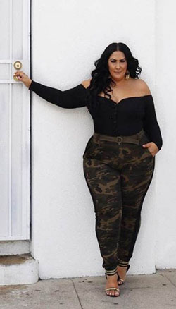 Plus size full figured woman: Date Outfits,  Khaki And Brown Outfit,  Fashion To Figure  