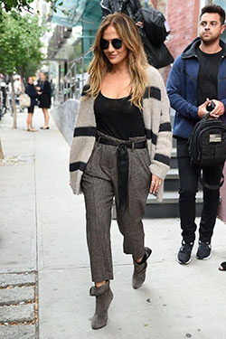 Outfit ideas styling paperbag pants paper bag pant, paperbag waist: Paper bag,  Jennifer Lopez,  fashion model,  Street Style,  Pant Outfits  