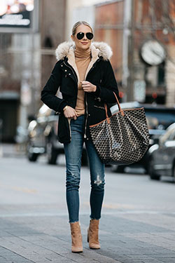 Outfit ideas fur goyard jacket, street fashion, tote bag: Street Style,  Classy Fashion  