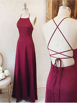 Long cute simple prom dresses: party outfits,  Cocktail Dresses,  Evening gown,  Bridesmaid dress,  Prom Dresses,  day dress,  Bridal Party Dress,  Maroon And Purple Outfit  