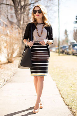Black and white colour outfit ideas 2020 with cocktail dress, party dress, pencil skirt, miniskirt, skirt: party outfits,  Cocktail Dresses,  Petite size,  Pencil skirt,  Street Style,  Skirt Outfits,  Black And White Outfit  