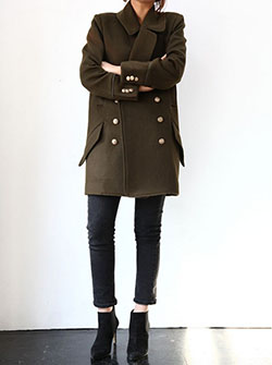 Outfit ideas with trench coat, overcoat, uniform: Trench coat,  Jacket Outfits  