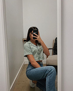 white outfit instagram with jeans, legs photo, eyewear: White Jeans,  Annie LeBlanc Instagram  