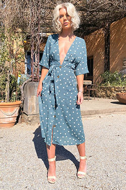 Laura jade polka dot dress: shirts,  Polka dot,  Date Outfits,  day dress,  Street Style  
