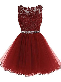 Short maroon prom dresses bridal party dress, strapless dress: party outfits,  Cocktail Dresses,  Evening gown,  Strapless dress,  Prom Dresses,  day dress,  Bridal Party Dress,  Maroon And Red Outfit  