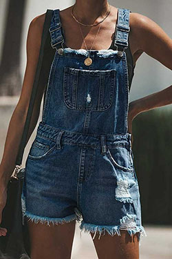 Summer Overalls Denim Outfit for Girls | Comfy And Chic Outfit Ideas For Summer In 2022: Denim,  Denim Outfits,  swimsuit,  shorts,  coat,  Jean Short,  Jeans Outfit,  Trousers,  DENIM OVERALL  
