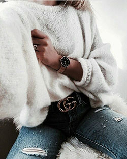 Woman zara winter collection, winter clothing, street fashion, fur clothing, clothes shop, casual wear: winter outfits,  Fur clothing,  Jeans Outfit,  Street Style  