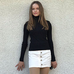 Black and white shorts, Outerwear, outerwear: Black And White Outfit,  Kristina Pimenova Pics  