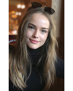 Kristina Pimenova blond hairstyle, Pretty Look, Easy Long Hairstyles: Long hair,  Brown hair,  Blonde Hair,  Hairstyle Ideas,  Cute Girls Instagram,  Cute Instagram Girls,  Kristina Pimenova Pics  