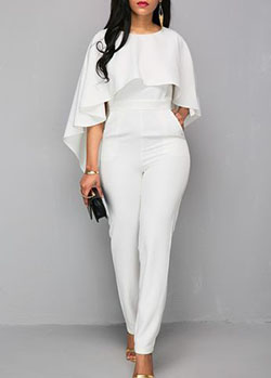 Outfit instagram jumpsuit for women, jumpsuits & rompers, fashion model, romper suit: Romper suit,  fashion model,  White Outfit  