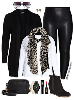 Leather legging outfit plus size: jacket,  Plus size outfit,  Plus-Size Model,  Sportswear,  Leggings,  Legging Outfits,  Trousers  