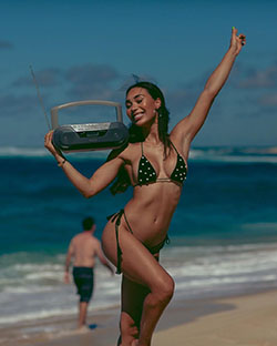Eva Gutowski sexy bikini models swimwear style outfit, sexy leg picture: swimwear,  Hot Eva Gutowski  
