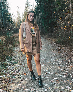 brown clothing ideas with dress, instagram pictures ideas, Outerwear: Casual Outfits,  Brown Outfit  