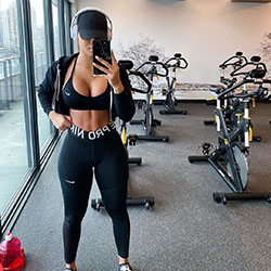Filipina X Ghanaian active pants, sportswear, trousers colour outfit, you must try: Fitness Model,  Sportswear,  Active Pants,  Instagram girls,  Trousers,  Sports Pants,  Sports bra,  black trousers  