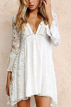 White trendy clothing ideas with cocktail dress: Cocktail Dresses,  Polo neck,  party outfits,  fashion model,  White Outfit,  day dress  