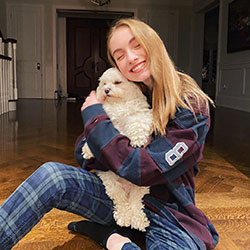 Lauren Orlando fur colour combination, companion dog, dog clothes: Dog breed,  Puppy love,  Lauren Orlando Instagram  