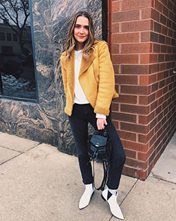 Yellow and white jeans, girls instgram photography, wardrobe ideas: Casual Outfits,  Yellow And White Outfit  