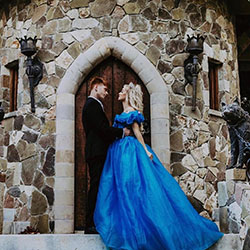 blue matching style with dress, gown, photography for girl: Blue Dress,  Formal wear,  Zoe Laverne TikTok  