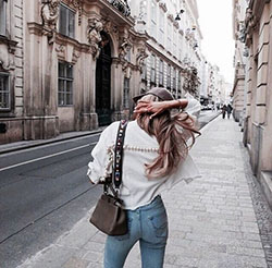 Colour ideas with jeans: Jeans Outfit,  Street Style  
